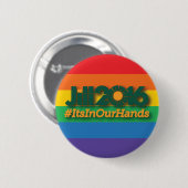 Het is in onze handen ronde button 5,7 cm (Voorkant /achterkant)