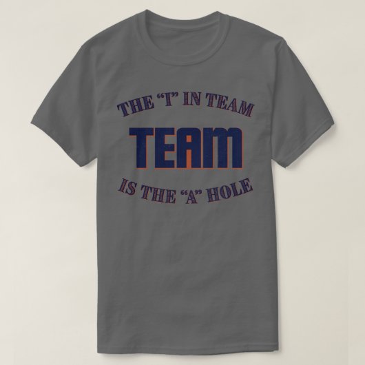 Het is in Team T-shirt (Design voorkant)