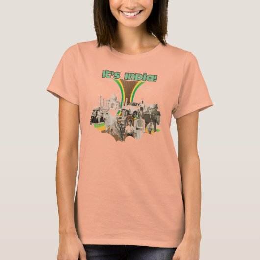 Het is India Burnout T-Shirt (Voorkant)