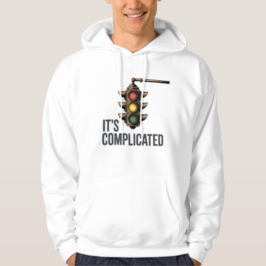 Het is ingewikkeld | Relatieverwarring met stijl Hoodie (Voorkant)