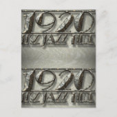 Het is Jazz Time 1920 Dance Music Billboard Briefkaart (Voorkant)