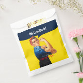 Het is je aangepaste Rosie-partij die dit aanpast Bedankzakje (Gezegeld)