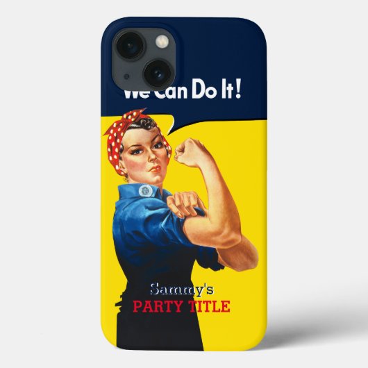 Het is je aangepaste Rosie-partij die dit aanpast Case-Mate iPhone Case (Achterkant)