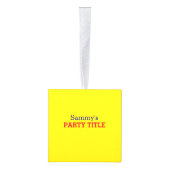 Het is je aangepaste Rosie-partij die dit aanpast Decoratie (Rechts)