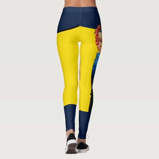 Het is je aangepaste Rosie-partij die dit aanpast Leggings (Achterkant)