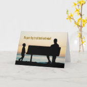 "Het is je dag om achterover te zitten en te ontsp Kaart (Gele Bloem)