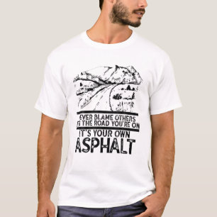 Het is je eigen Asphalt Retro Mou. T-shirt