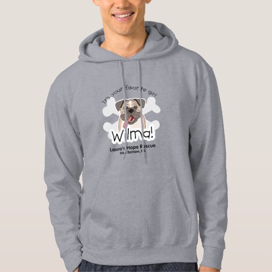 Het is je favoriete meisje. Wilma - LHR Hoodie (Voorkant)