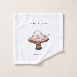 Het is je fungi-verjaardag washandje