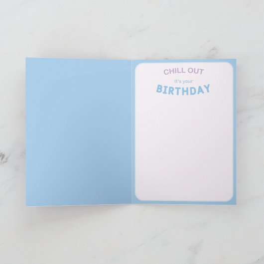 Het is je geboortekaart. kaart (Binnen)