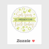 Het is je Geluksdag, St. Patrick's Day Essentials  Sticker (Vel)