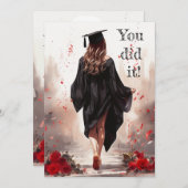 "Het is je gelukt!" Afstuderen Kaart (Voorkant / Achterkant)