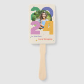 "Het is je gelukt!" Klasse van 2024 Foto gepersona Handwaaier (Voorkant)