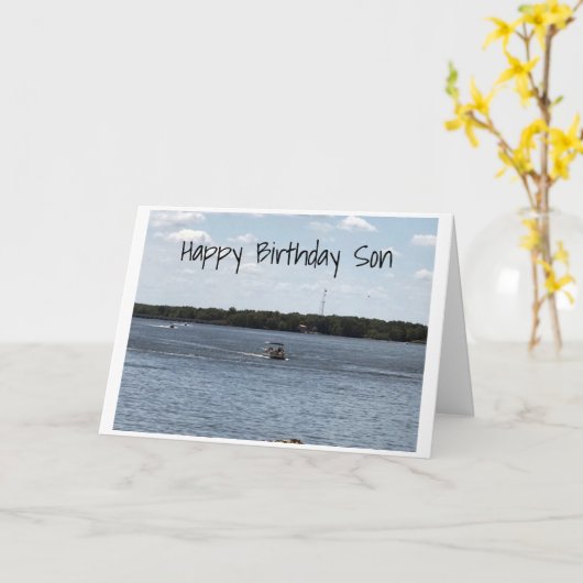 HET IS JE GROTE DAG **SON** RELAX EN ENJOY KAART (Gele Bloem)