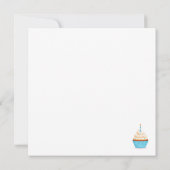 Het is je Happy Birthday Flat Kaart (Achterkant)