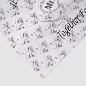 Het is je huwelijksdag tissuepapier (Detail)