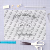 Het is je huwelijksdag tissuepapier (Craft)