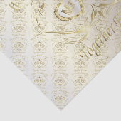 Het is je huwelijksdag tissuepapier (Detail)