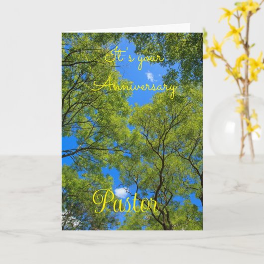 Het is je Jubileum Kaart (Gele Bloem)