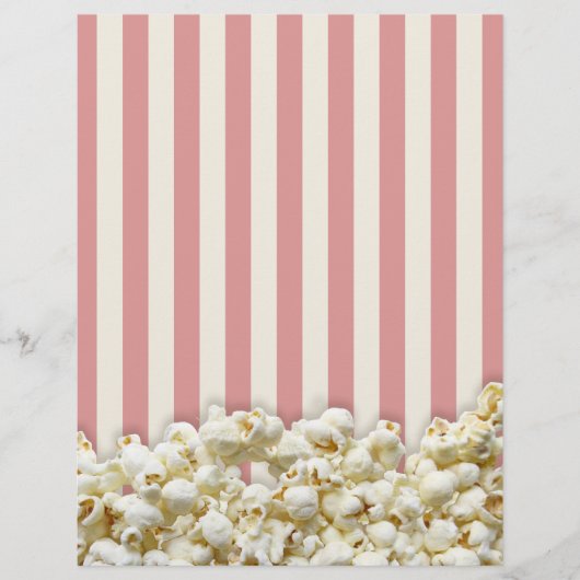 Het is je partijdige Briefpapier Popcorn-stijl Flyer (Voorkant)