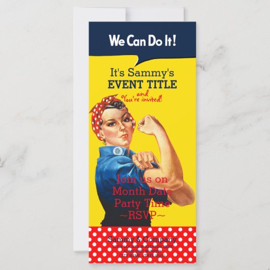 Het is je persoonlijke aanbieding voor Rosie Party (Voorkant)