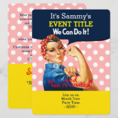 Het is je persoonlijke aanbieding voor Rosie Party Kaart (Voorkant / Achterkant)