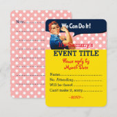 Het is je persoonlijke aanbieding voor Rosie Party Kaart (Voorkant / Achterkant)