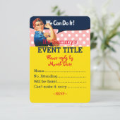 Het is je persoonlijke aanbieding voor Rosie Party Kaart (Staand voorkant)