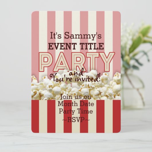 Het is je persoonlijke partijaanbod. kaart (Staand voorkant)