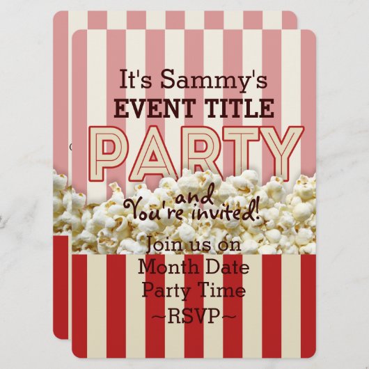 Het is je persoonlijke partijaanbod. kaart (Voorkant / Achterkant)