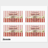 Het is je persoonlijke partijaanbod. rechthoekige sticker (Vel)