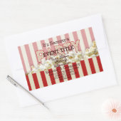 Het is je persoonlijke partijaanbod. rechthoekige sticker (Envelop)