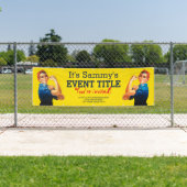 Het is je persoonlijke rosie feestelijke aanbod spandoek (Insitu)