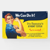 Het is je persoonlijke Rosie Party-signaal Spandoek (Horizontaal)