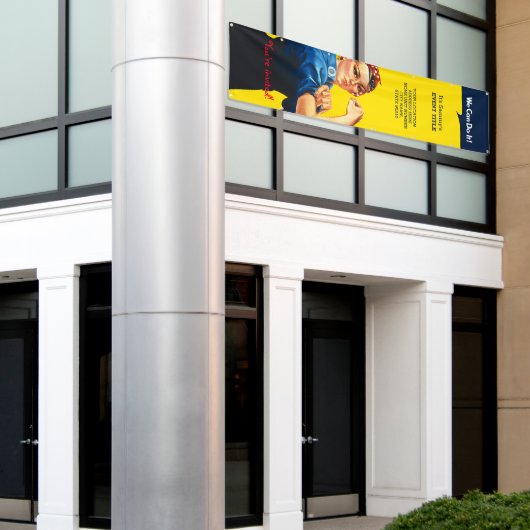 Het is je persoonlijke verticale tas van Rosie Par Spandoek (Buitenkant Gebouw)