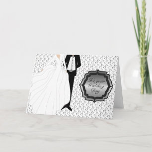 Het is je trouwdag groet - Zilver Kaart