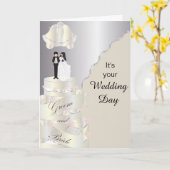 Het is je trouwdag Kaart (Gele Bloem)