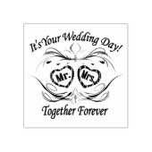 Het is je trouwdag - Manuscript Rubberstempel (Afrduk)