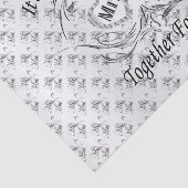 Het is je trouwdag - Zilver Tissuepapier (Detail)