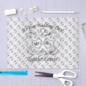 Het is je trouwdag - Zilver Tissuepapier (Craft)