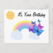 Het is je verjaardag briefkaart (Voorkant)