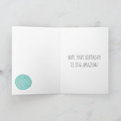 Het is je verjaardag, heb een balbreister kaart (Binnen)