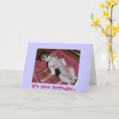 Het is je verjaardag... kaart (Gele Bloem)