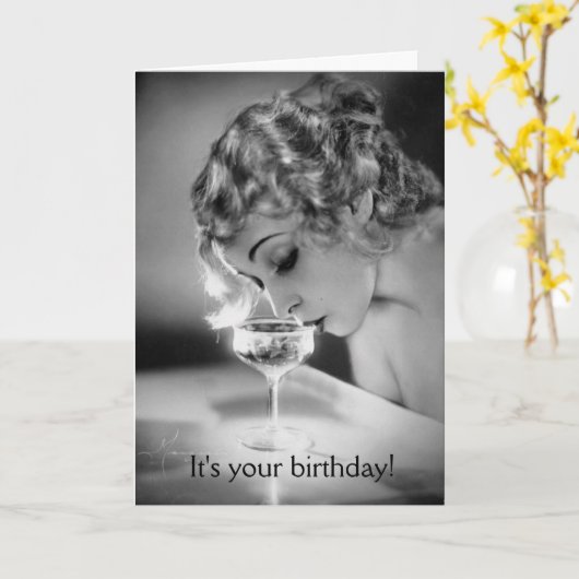 , het is je verjaardag!, kaart (Gele Bloem)