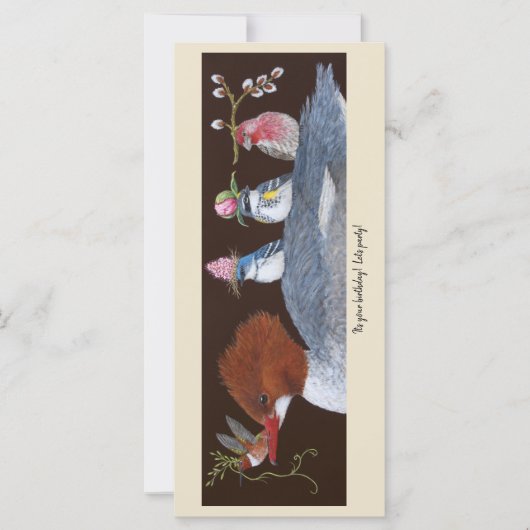 Het is je verjaardag! Laten we feesten. (Vogelpart (Voorkant)