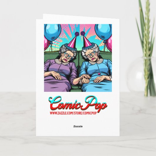 Het is je verjaardag! Laten we rammelaar en rol sc Kaart (Achterkant)