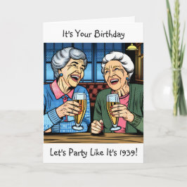 Het is je verjaardag! Laten we rammelaar en rol sc Kaart