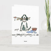 Het is je verjaardag, leef een beetje! kaart (Achterkant)