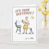 Het is je verjaardag, leef een beetje! kaart (Gele Bloem)