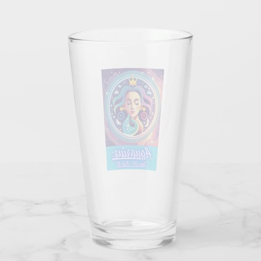 Het is je verjaardag - Waterman: 20 jan - 18 feb Glas (Achterkant)